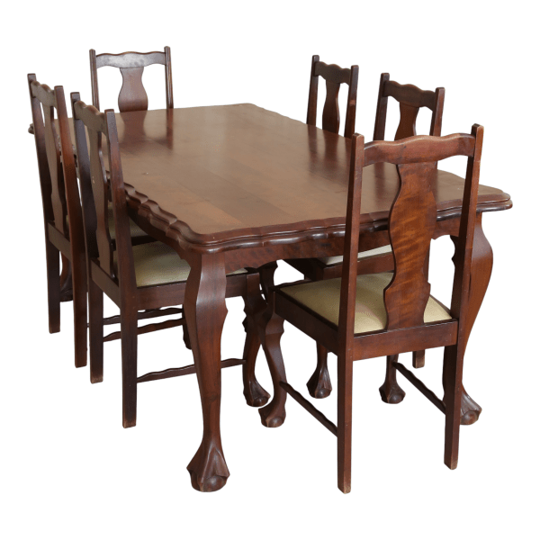 Ball-and-Claw dining room set
